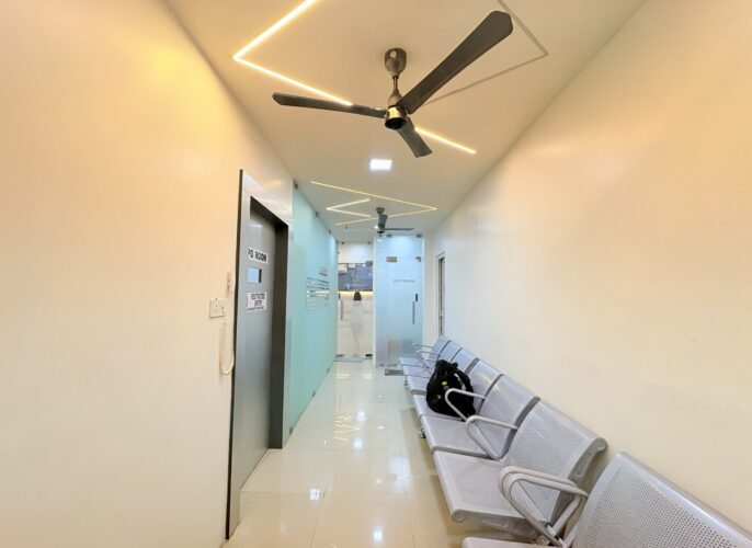 OJAS Waiting Hall best dental clinic in theni